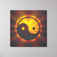 Vintage Yin Yang Symbol