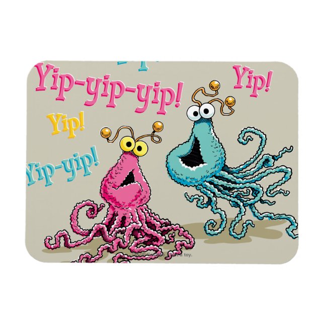 Vintage Yip-Yips Magnet (Horisontell)