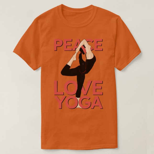 Vintage Yoga dam T Shirt (Design framsida)