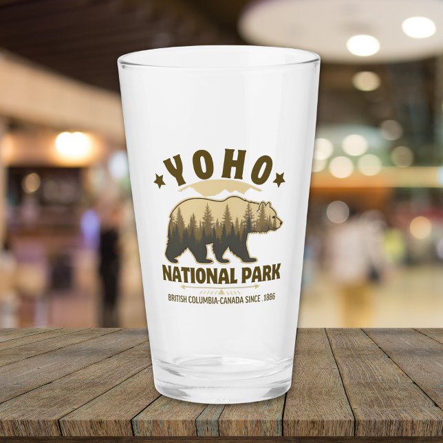 Vintage Yoho Bear Design – British Columbia Glaskopp (Skapare uppladdad)