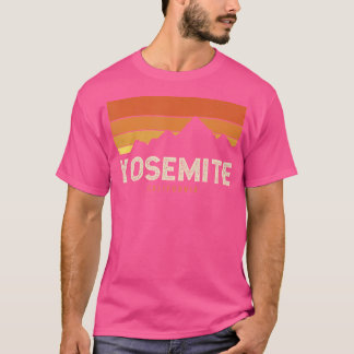 Vintage Yosemite California Mountains Hiking Sunse T Shirt