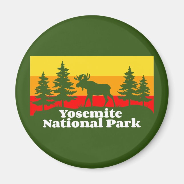 Vintage Yosemite Magnet (Framsidan)