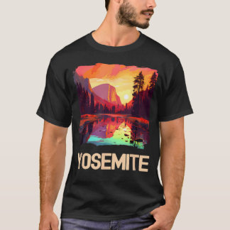 Vintage Yosemite Nationalpark Naturälskare T Shirt
