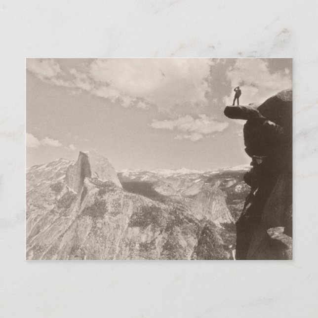 Vintage Yosemite nationalpark Vykort (Framsida)