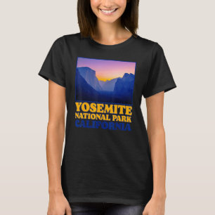 Vintage Yosemite Valley National Park Photo Retro T Shirt