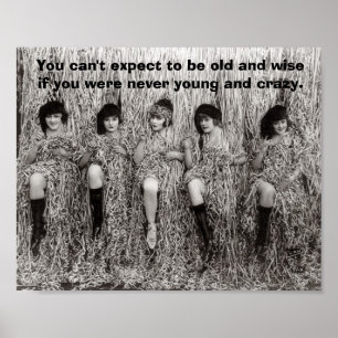Vintage - Young and Crazy Poster