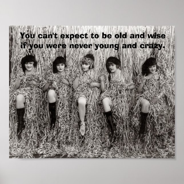 Vintage - Young and Crazy Poster (Framsidan)