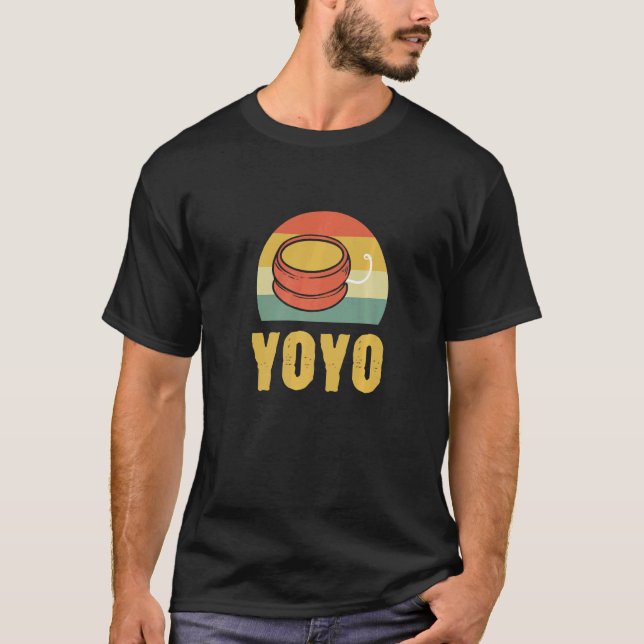 Vintage Yoyo Yoyo Contestant   T Shirt (Framsida)