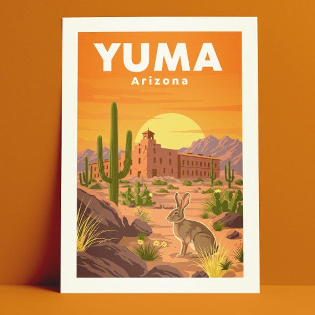 Vintage Yuma Arizona Vykort (Skapare uppladdad)