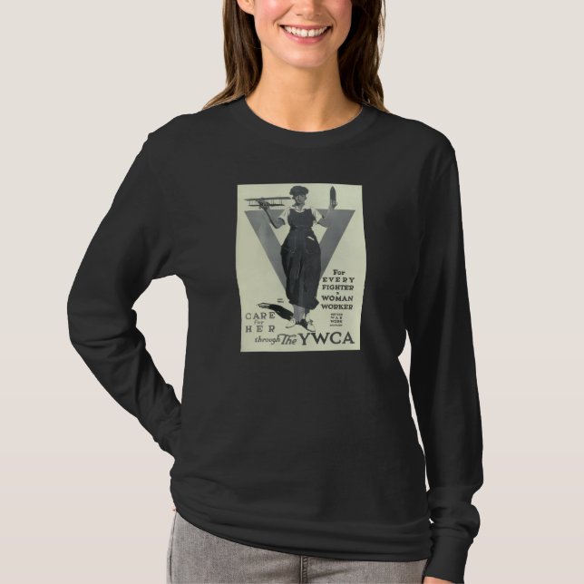 "Vintage YWCA" T Shirt (Framsida)