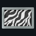 Vintage Zebra tryck Bälte Buckle Gift<br><div class="desc">Designen kommer från originalteckningen.</div>
