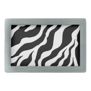 Vintage Zebra tryck Bälte Buckle Gift