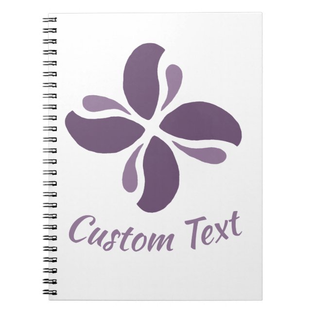 Vintage Zen Echo Lilac Kiss Anteckningsbok (Framsidan)