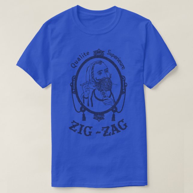 Vintage Zig Zag Rolling  TShirt T Shirt (Design framsida)