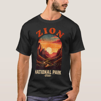 Vintage Zion National Park Utah Usa 1919 T Shirt