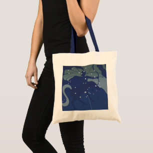 Vintage Zodiac Astrologi Skytten Stjärnbild Tygkasse