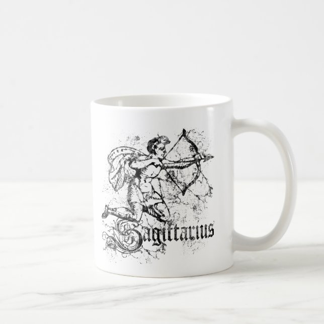 Vintage Zodiac Sagittarius Kaffemugg (Höger)