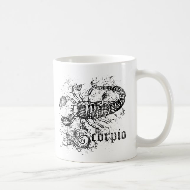 Vintage Zodiac Scorpio Kaffemugg (Höger)