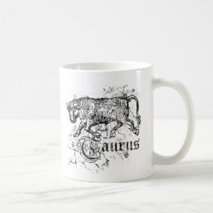 Vintage Zodiac Taurus Kaffemugg