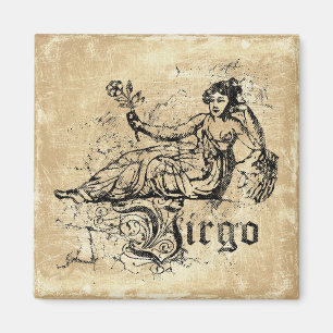 Vintage Zodiac Våg Magnet