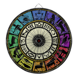 Vintage Zodiac Wheel Darttavla