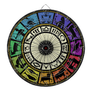 Vintage Zodiac Wheel Darttavla