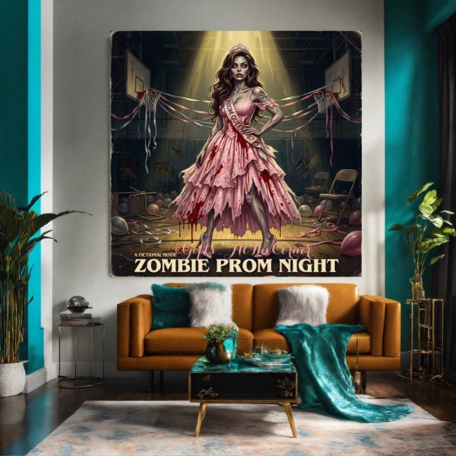 Vintage Zombie Studentbalens Drottning Poster (Skapare uppladdad)