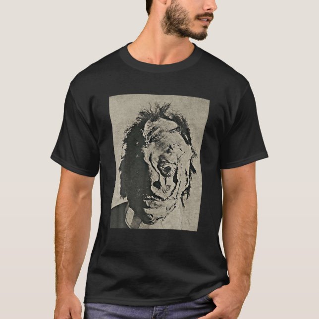 Vintage Zombie T Shirt (Framsida)