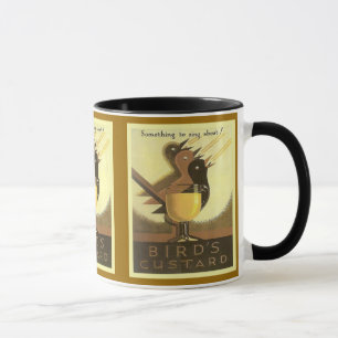 Vintageadvertizing, fågel Custard Mugg
