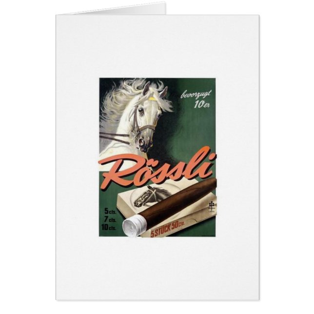 Vintageadvertizing Hälsningskort (Framsidan)