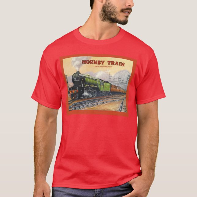 Vintageadvertizing, Hornby tåguppsättningar T-shirt (Framsida)