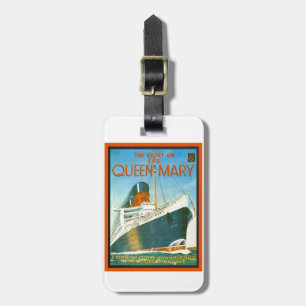 Vintageadvertizing, RMS-drottning Mary Bagagebricka