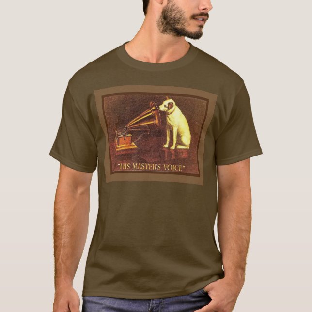 Vintageadvertizingen som är hans styr uttrycker tee (Framsida)