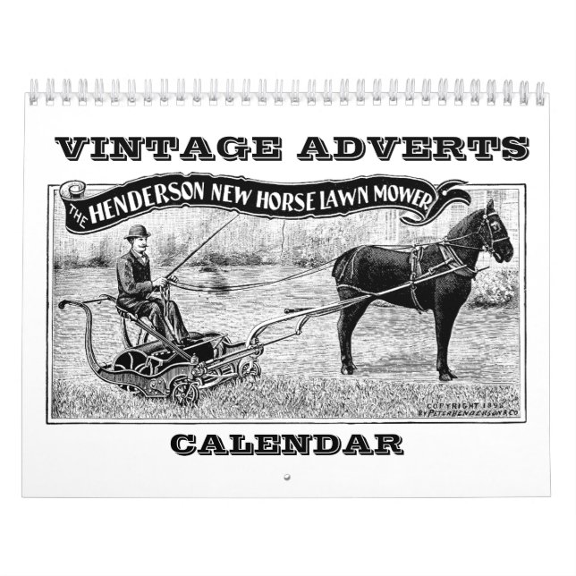 Vintageadvertizingkalender Kalender (Omslag)