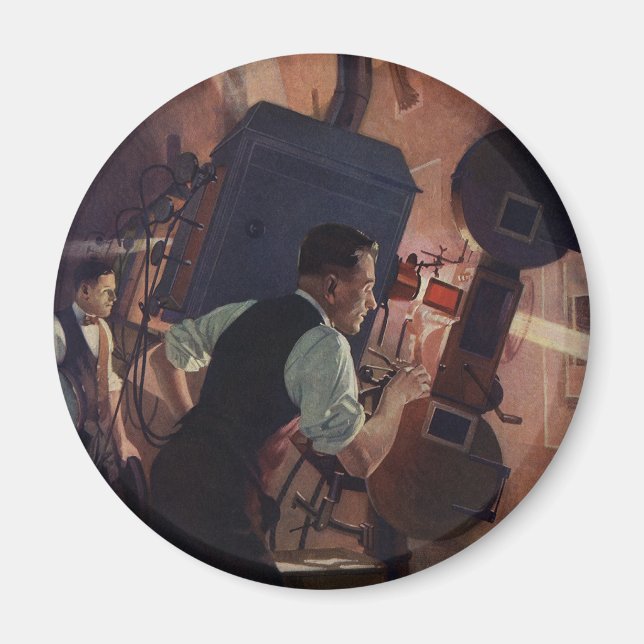 Vintageaffär, filmbiografProjectionist Magnet (Framsidan)