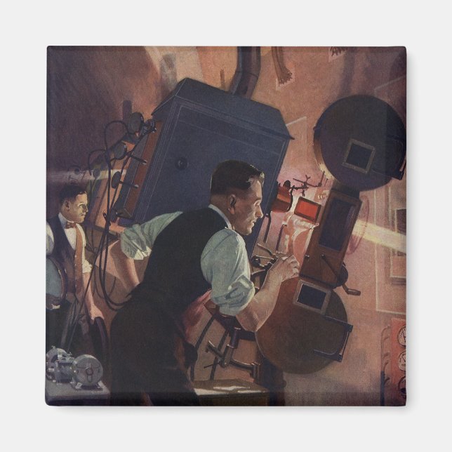 Vintageaffär, filmbiografProjectionist Magnet (Framsidan)