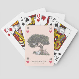 VintageAlice i Wonderland Heart Casinokort