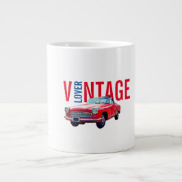 Vintageälskare Jumbo Mugg