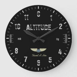 VintageAltimeter Stor Klocka