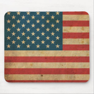 VintageAmerika flagga Musmatta