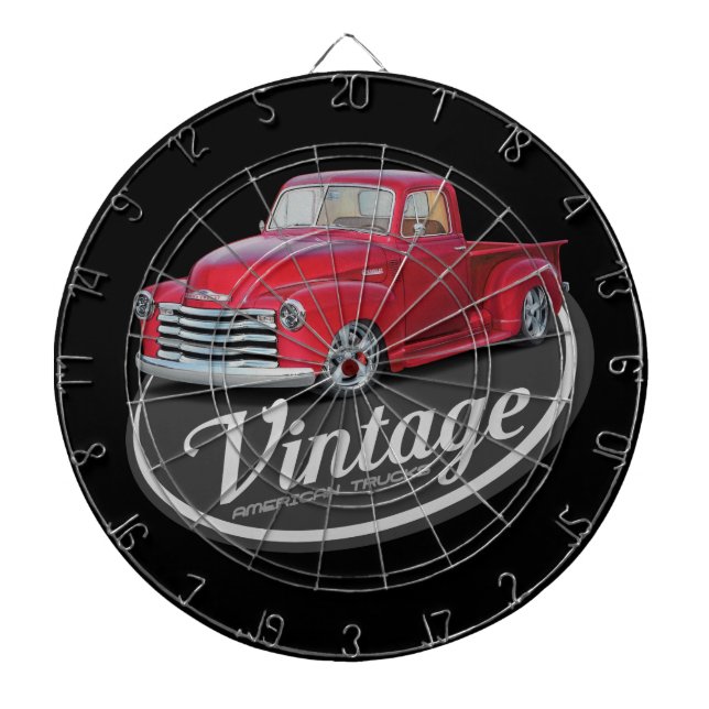Vintageamerikanlastbilar Darttavla (Framsidan)