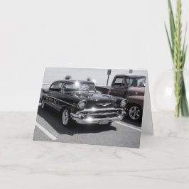 Vintageamerikanmuskel Notecard Kort