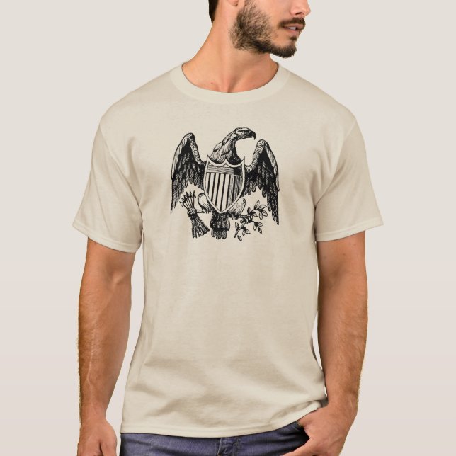 Vintageamerikanörn Tee (Framsida)