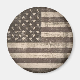 Vintageamerikanska flagganmagneter magnet