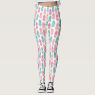 Vintageananasmönster Leggings