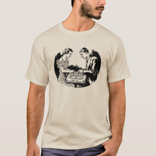 Vintageandesamtal stiger ombord grafiskt t shirt
