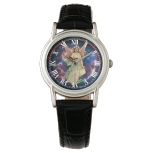 Vintageängel i himmel armbandsur