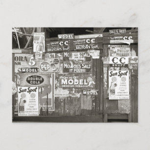 Vintageannonser, 1938 vykort
