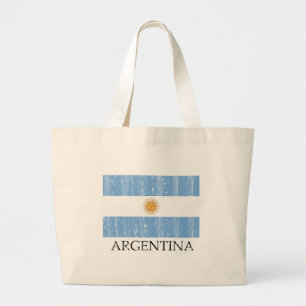 VintageArgentina flagga Jumbo Tygkasse