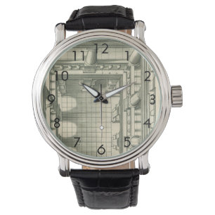 Vintagearkitektur, Atriumgårds Perspektiv Armbandsur